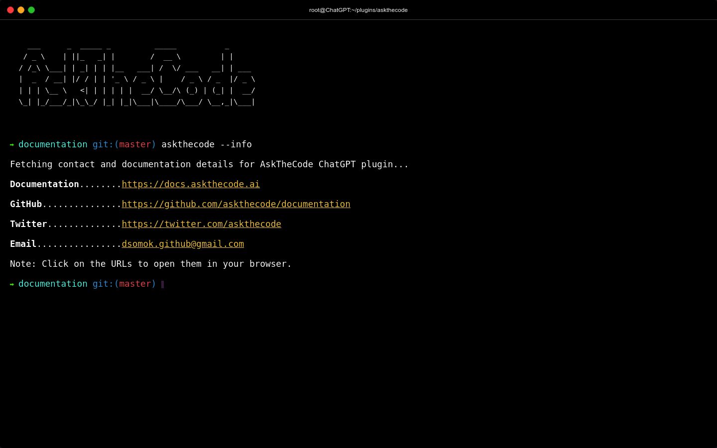 AskTheCode