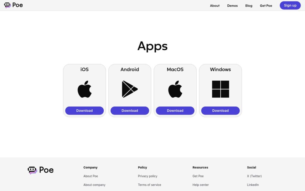 Poe for Desktop