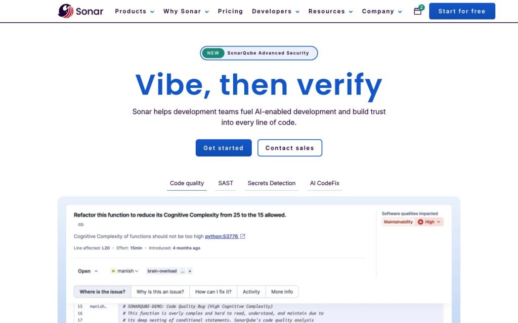 SonarQube AI