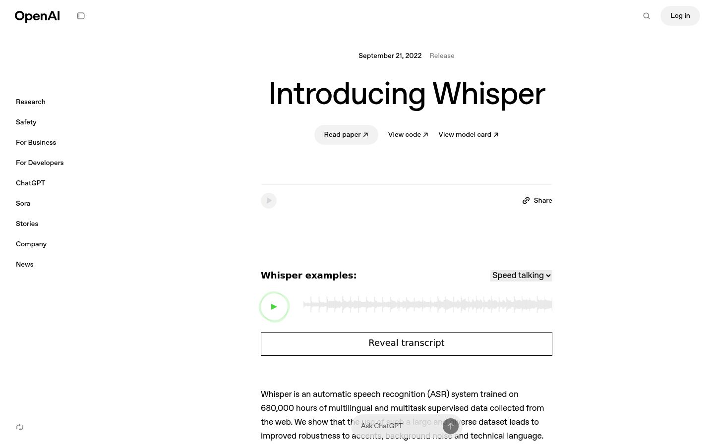 Whisper