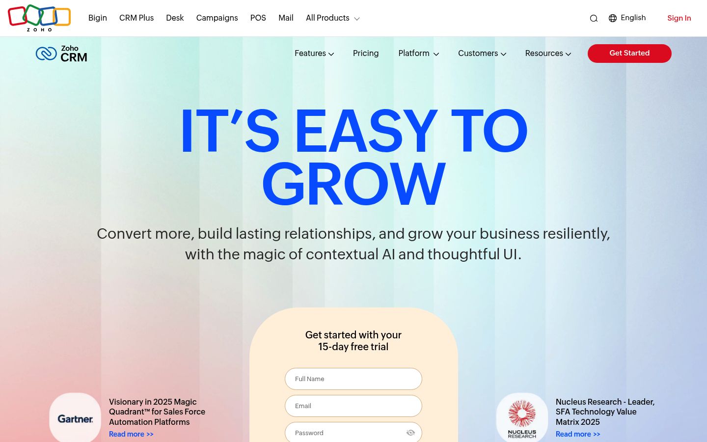Zoho CRM AI
