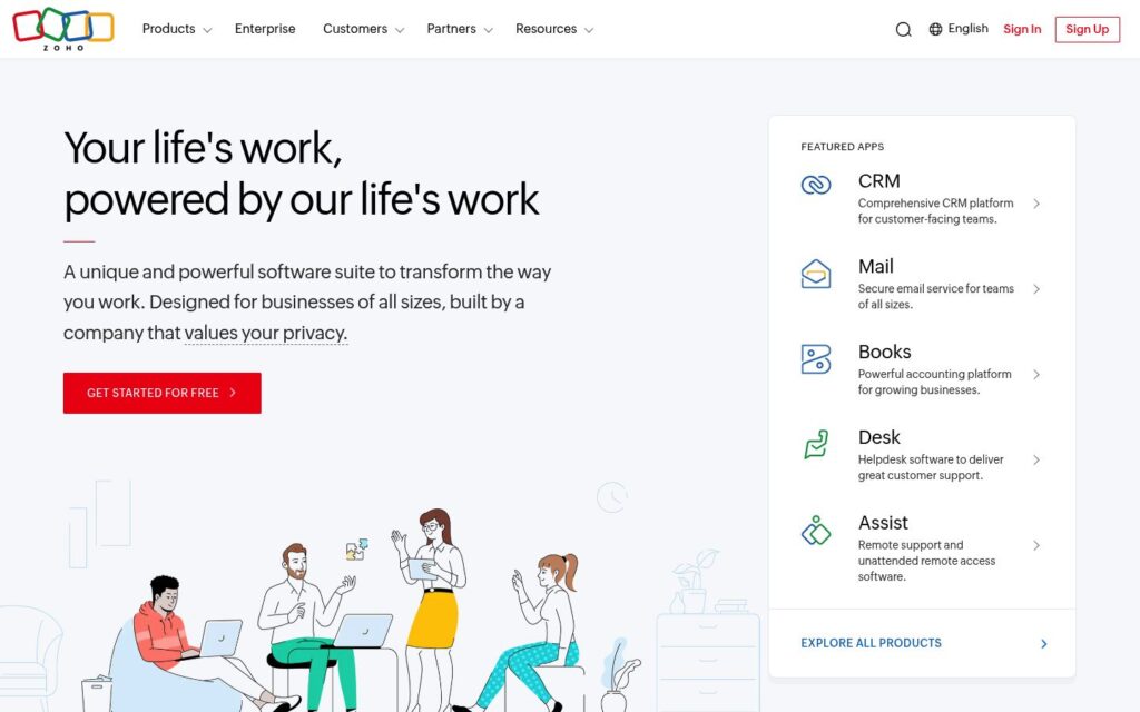 Zoho Writer AI