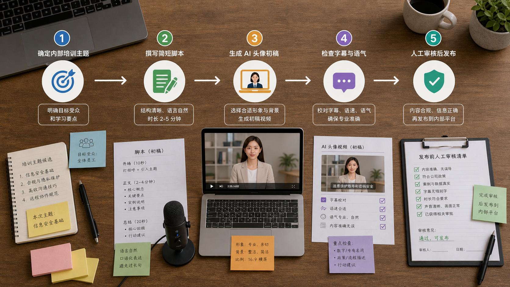 AI 网页原型从需求描述、界面生成、响应式检查到人工修复的流程