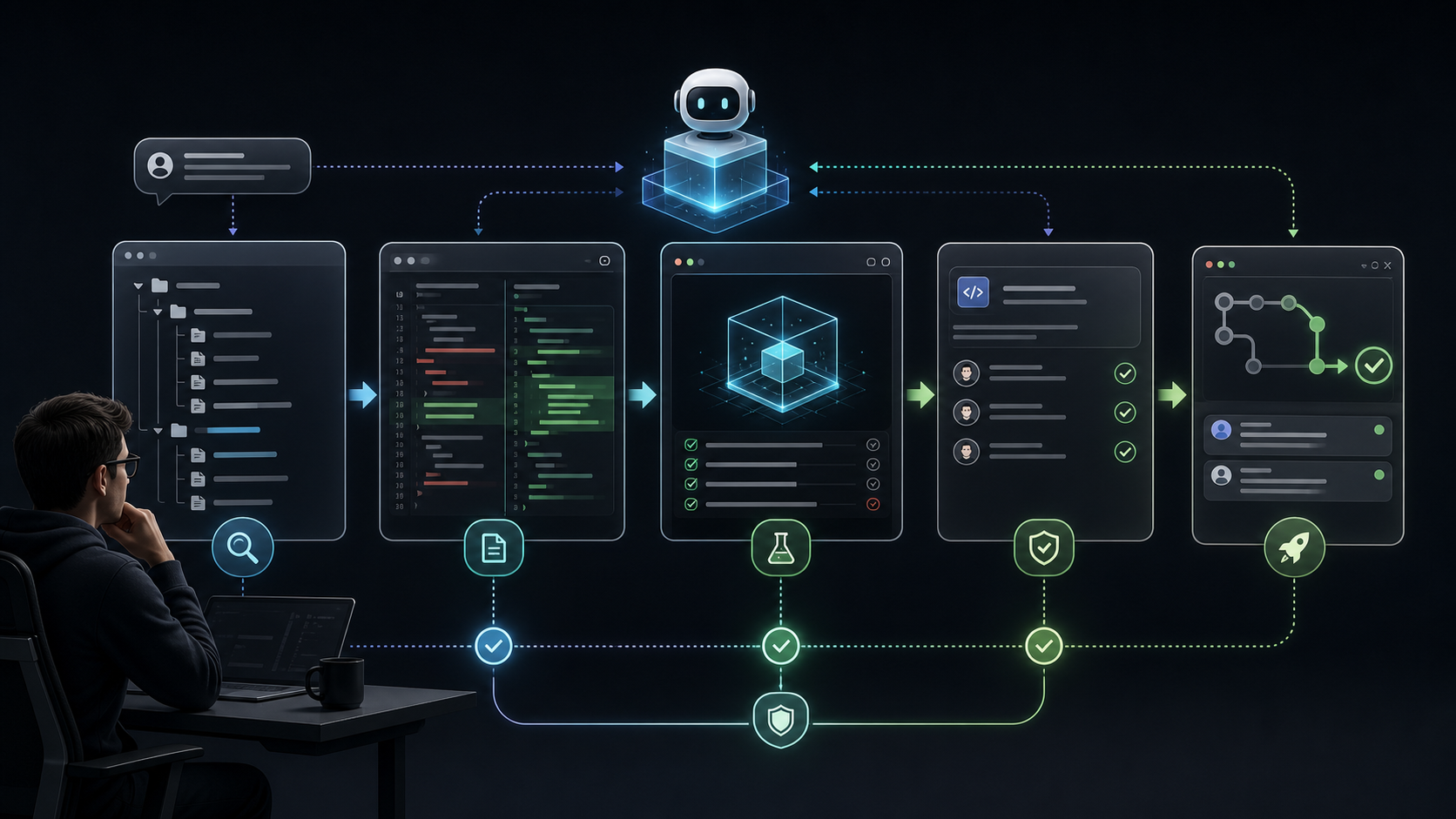 Codex 风格 AI 编程 Agent 从提示词到改代码、跑测试、代码审查的工作流