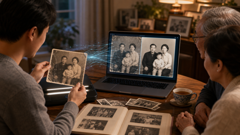 给父母修老照片：Remini、Topaz Photo AI、Upscayl 这些工具怎么用才不翻车