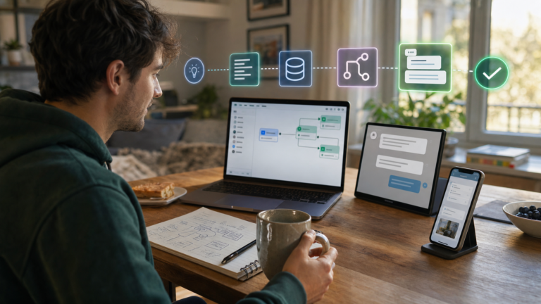周末做一个 AI 小产品：Dify、n8n、Bubble、Vercel AI SDK 的低成本路线